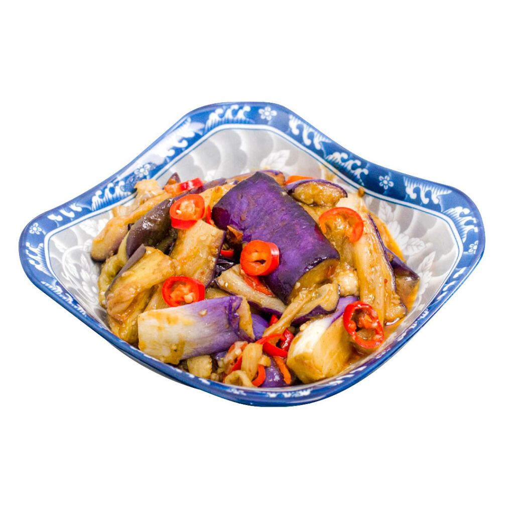 红烧茄子 hong shao eggplant
