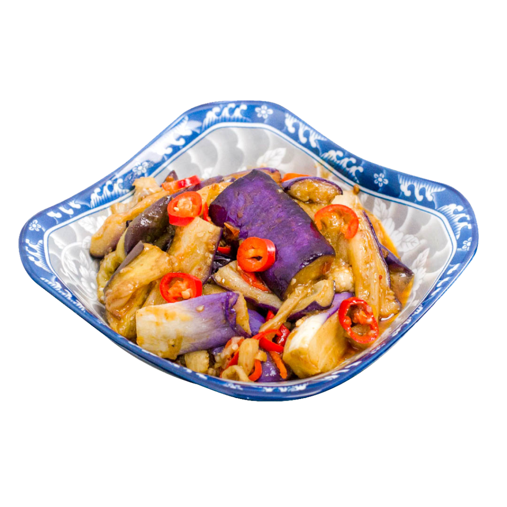 红烧茄子 hong shao eggplant