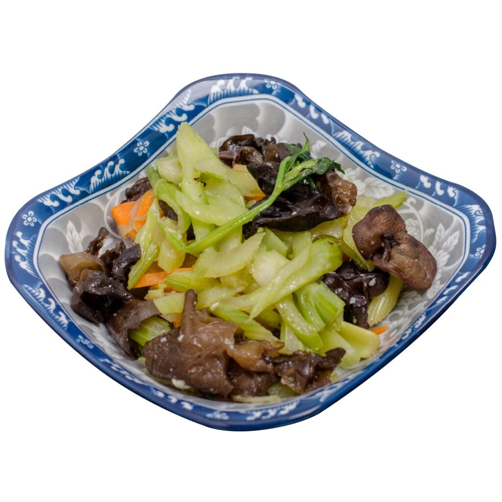 清炒芹菜 stir fried celery