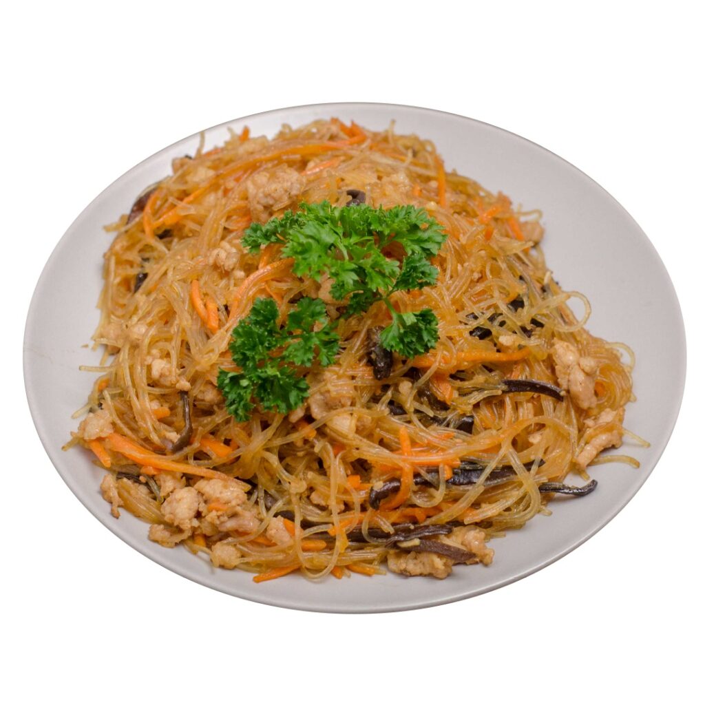 蚂蚁上树 stir fried glass noodles w pork minced