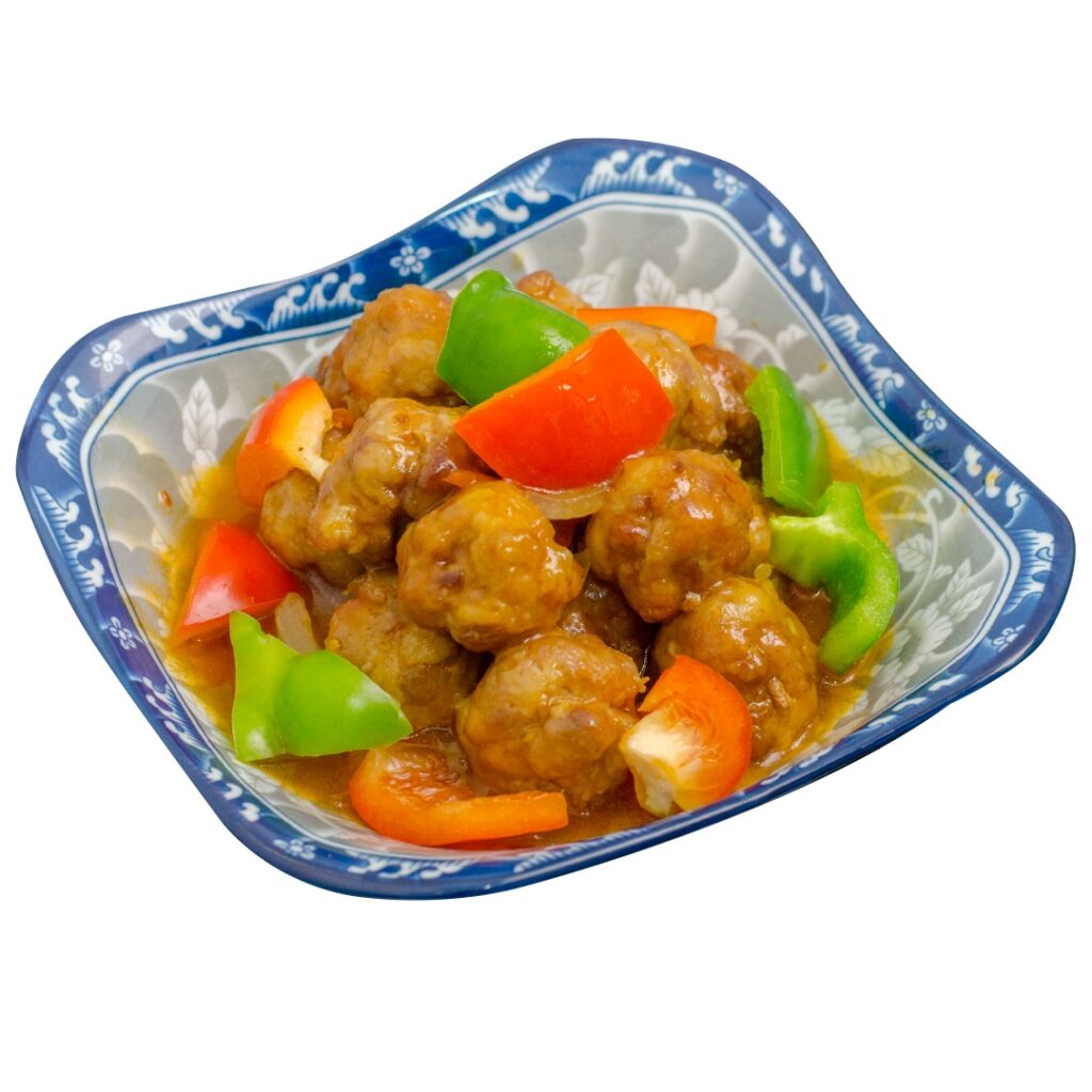 酸甜手工肉丸 sweet and sour pork meatball